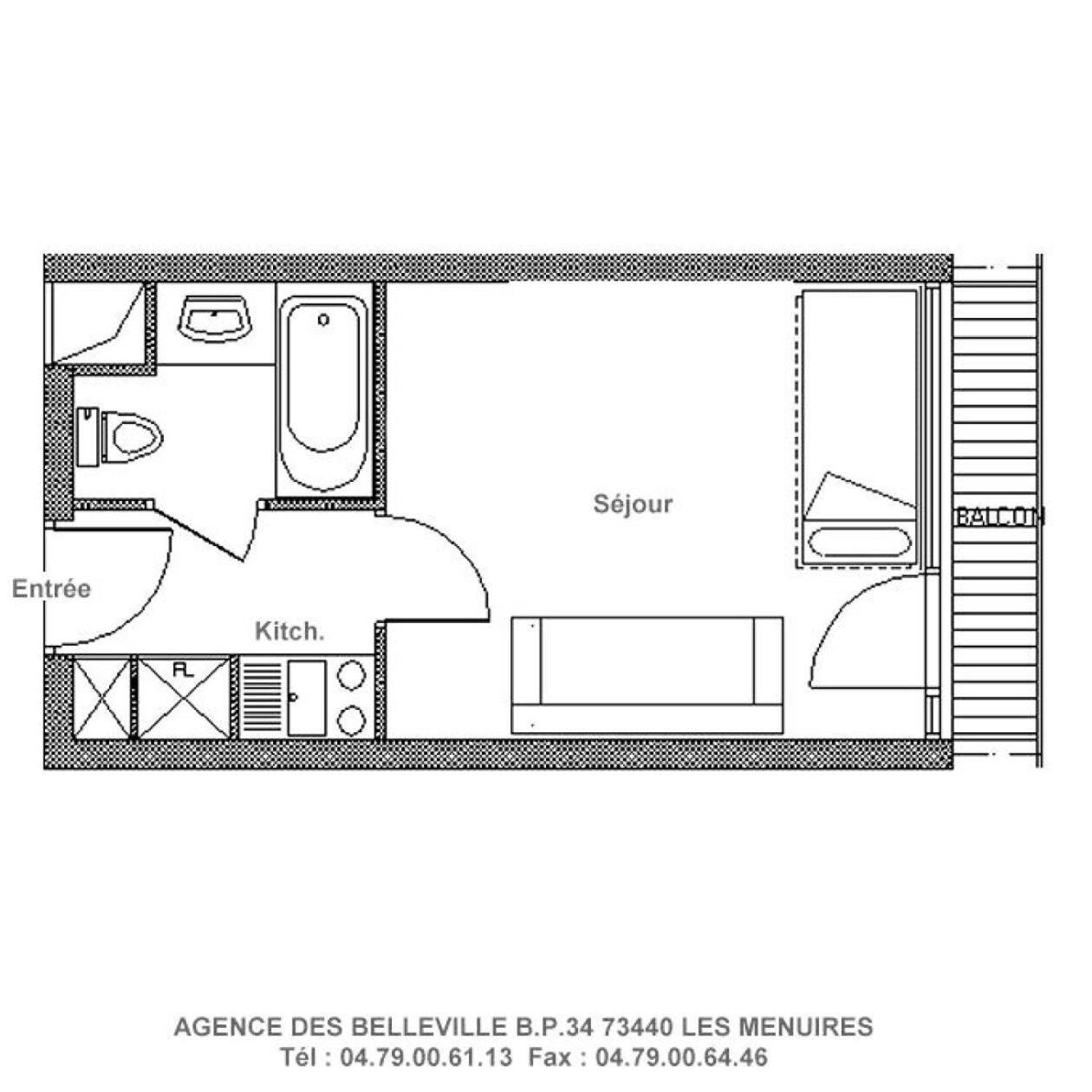 Residence Chaviere - Studio Agreable - Ski Au Pieds - Balcon Mae-2784 Saint-Martin-de-Belleville Dış mekan fotoğraf